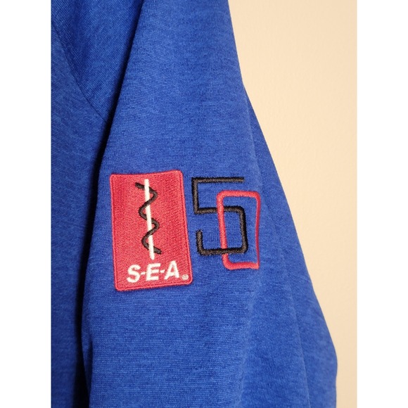 Under Armour Men's Cold Gear Loose Fit 1/4 Quarter Zip Pullover Gray L - Picture 7 of 8